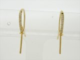 Photo: K18YG DIA EARRING