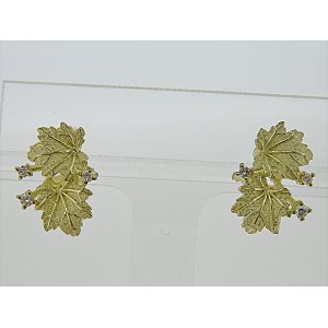 Photo: K18YG DIA EARRING