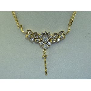Photo: K18YG DIA PENDANT