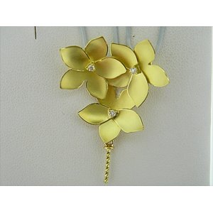 Photo: K18YG DIA PENDANT