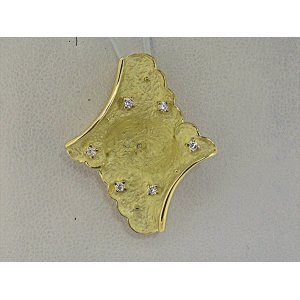 Photo: K18YG DIA PENDANT