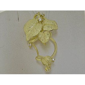 Photo: K18YG DIA PENDANT