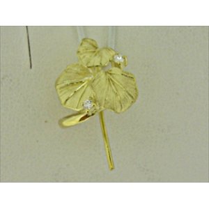 Photo: K18YG DIA PENDANT