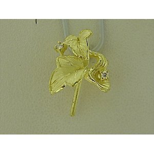 Photo: K18YG DIA PENDANT