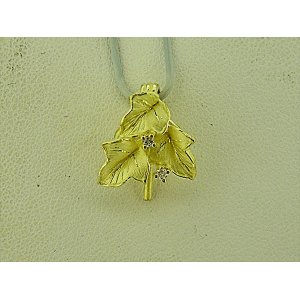 Photo: K18YG DIA PENDANT