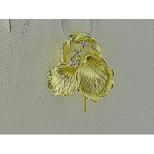 Photo: K18YG DIA PENDANT
