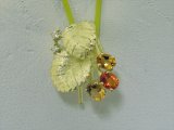 Photo: K18YG　DIA /CITRINE/FIRE OPAL PENDANT