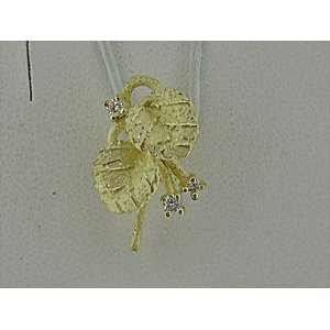 Photo: K18YG DIA PENDANT