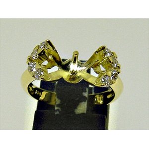 Photo: K18YG DIA RING