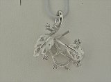 Photo: K18WG DIA PENDANT