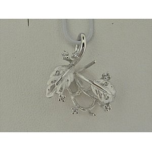 Photo: K18WG DIA PENDANT