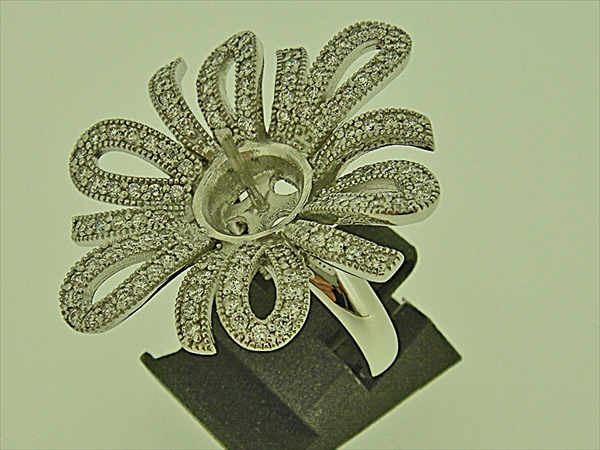 Photo2: K18WG DIA RING